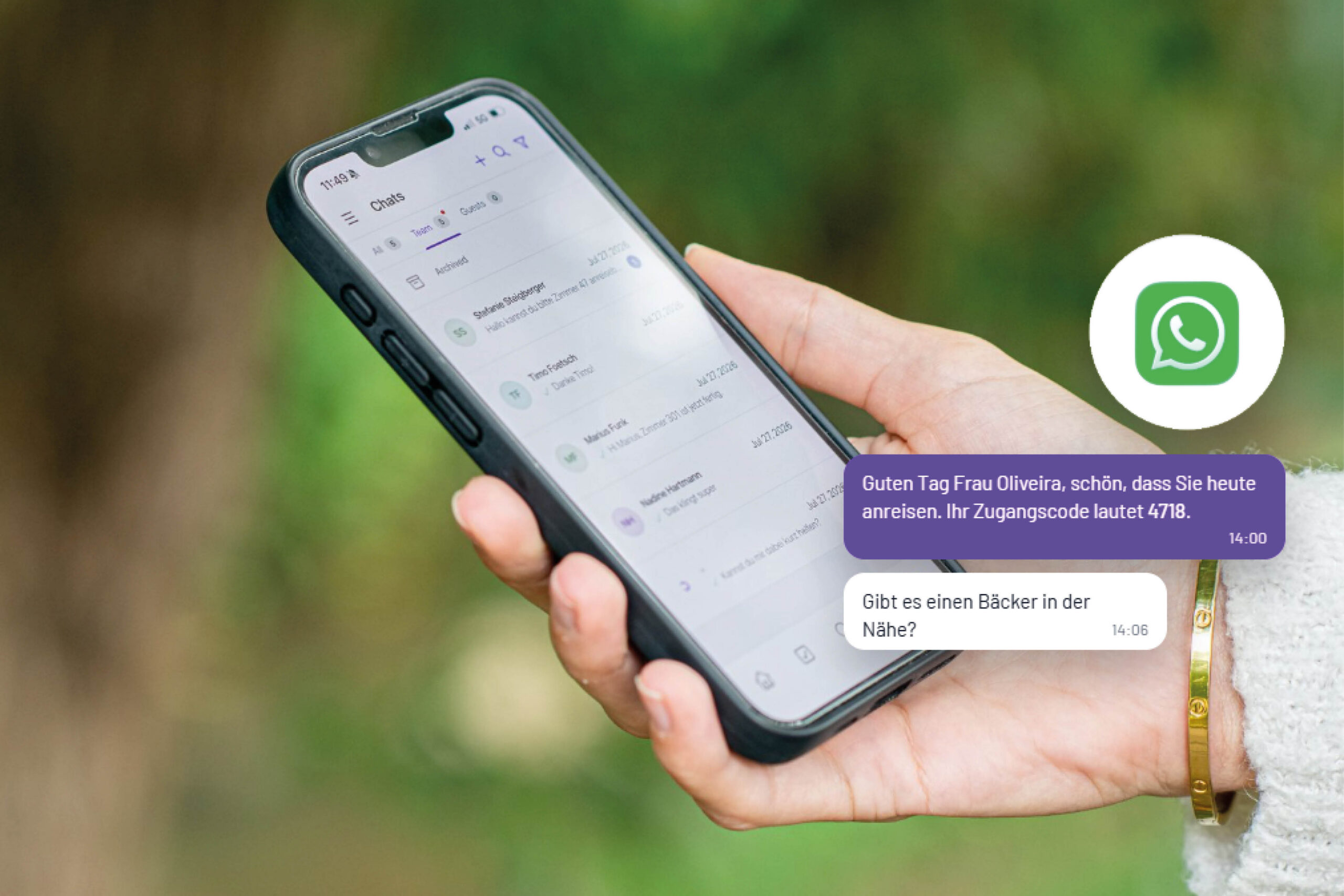 Neu in DIRS21 Live: WhatsApp Business – der Kanal, den Ihre Gäste ohnehin nutzen.